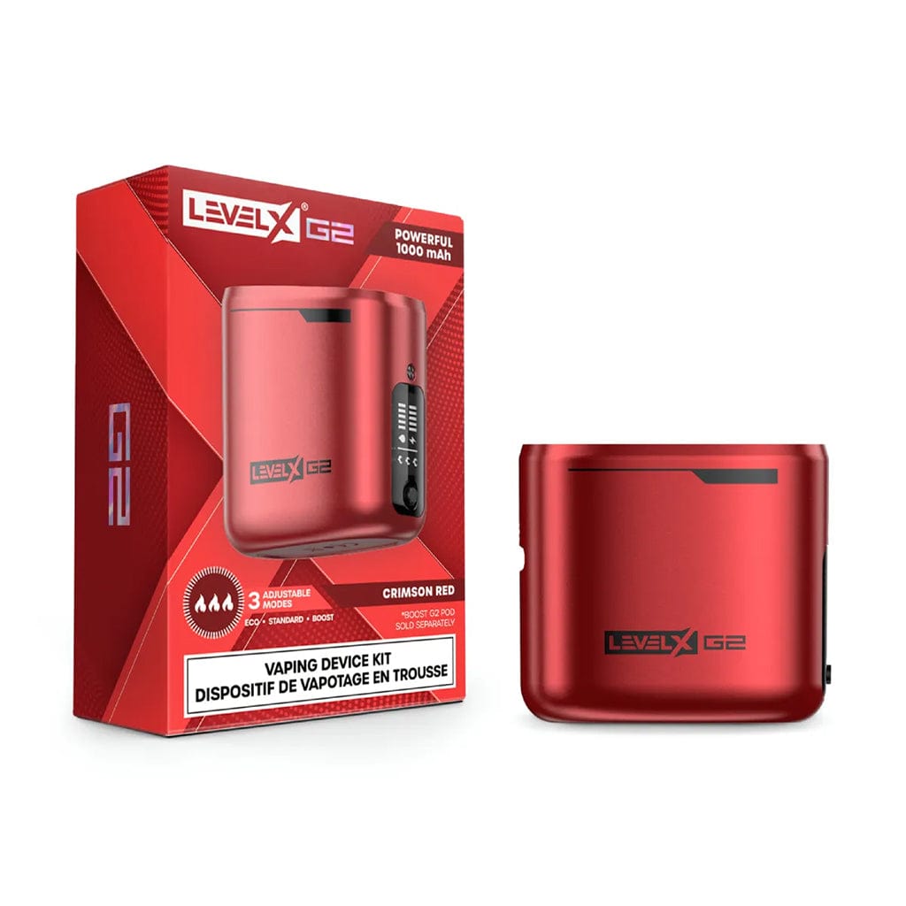 Level X Boost G2 Base 1000 Device Kit Crimson Red Disposable