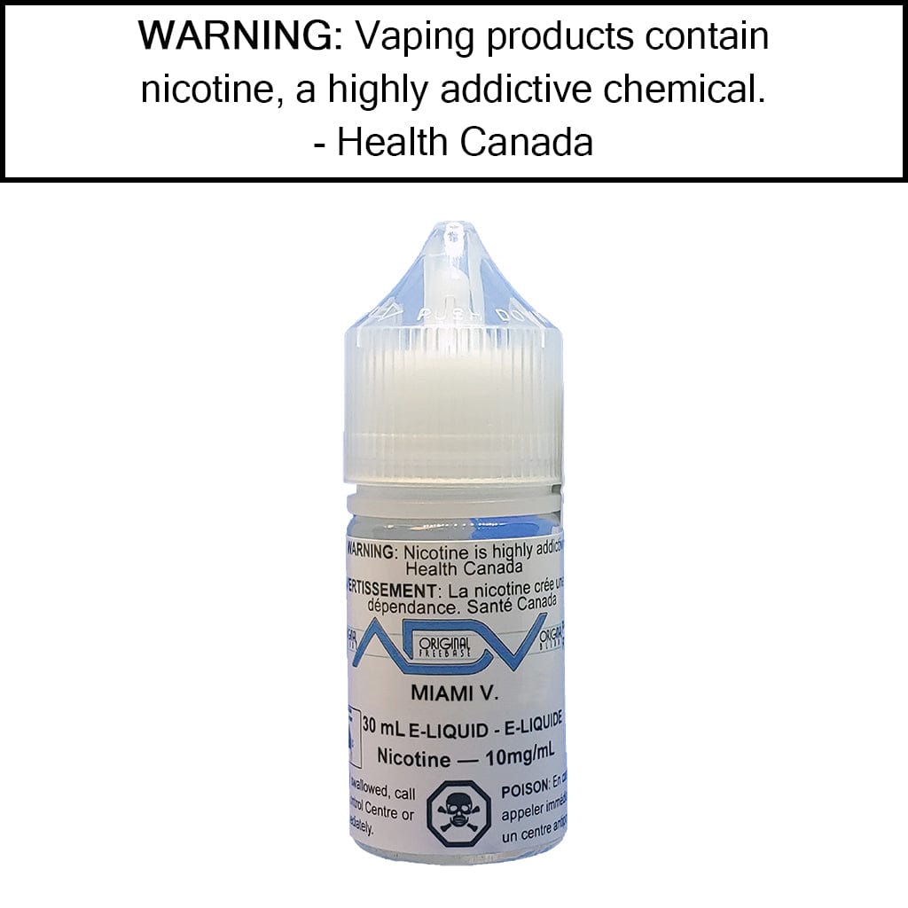 Miami V - ADV BLENDZ 0.1 MG Regular Nicotine House E-Liquids