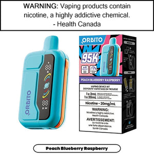 Orbito Sync 95K - Disposable Peach Blueberry Raspberry - 20MG/ML Disposable