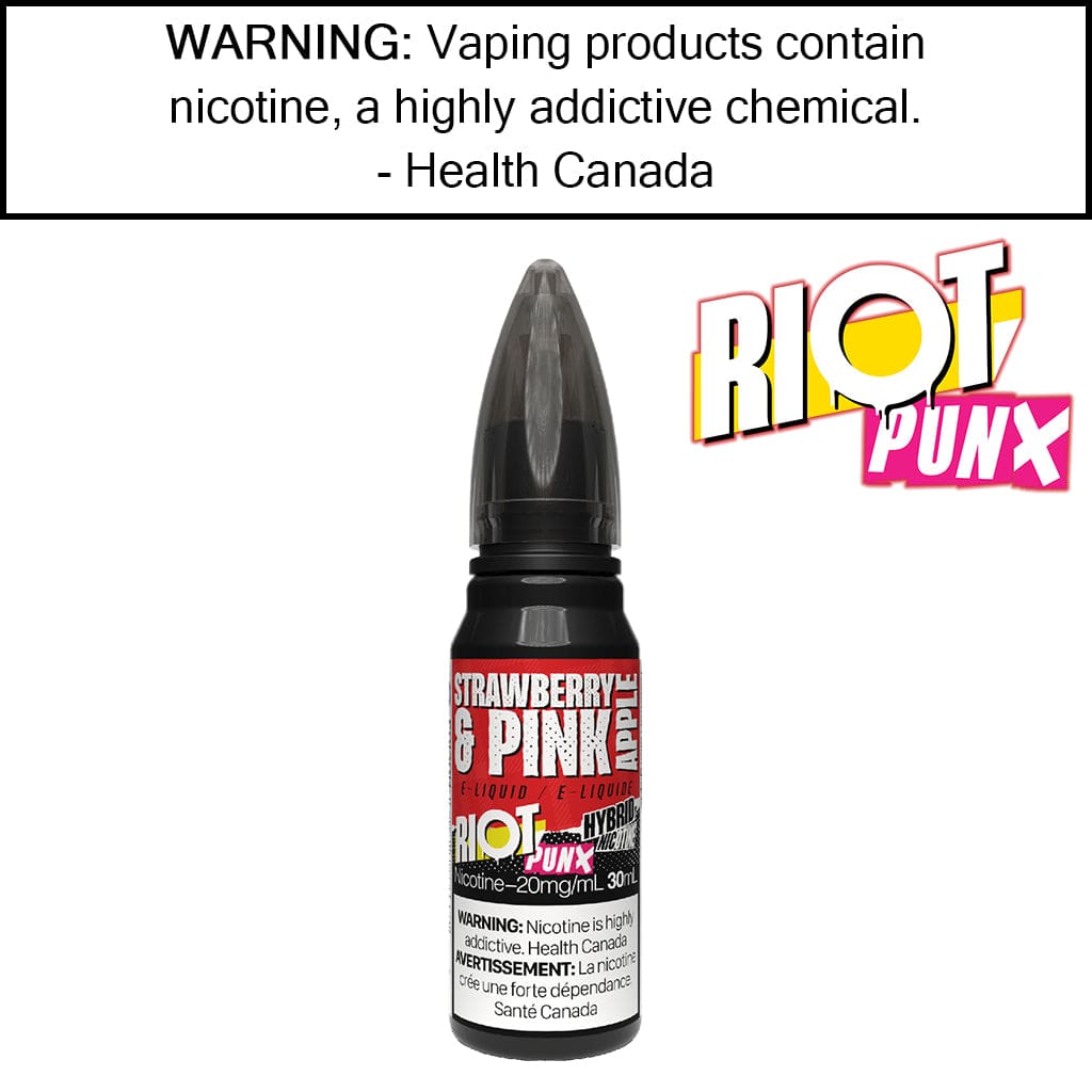 PUNX Hybrid Nicotine 30ML by Riot Squad Strawberry Pink Apple 5mg/mL Salt Based E-Liquids