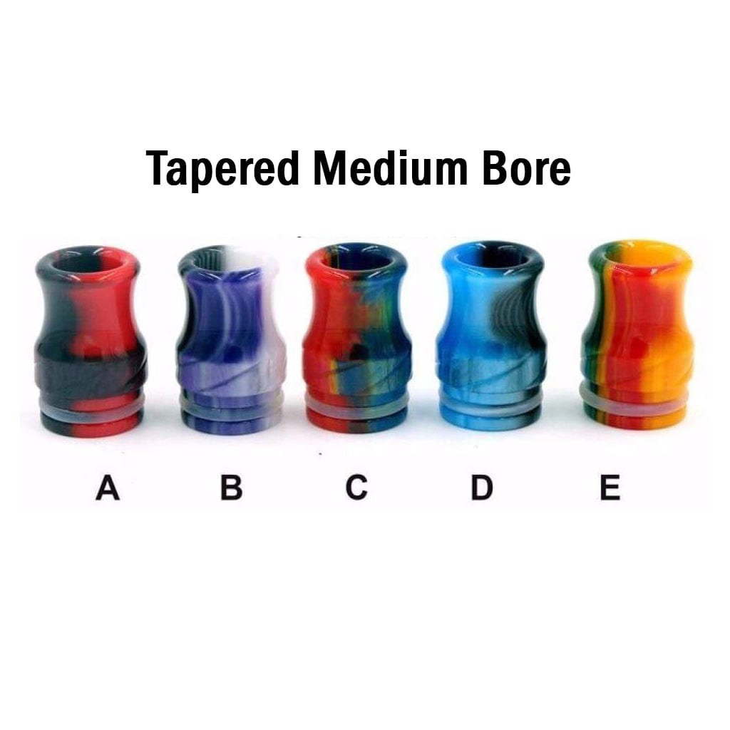 Resin Glossy 810 Mouth Pieces Tapered Medium Bore / A Drip Tips