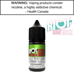 RIOT BAR Salts 30ML by Riot Squad Watermelon Ice 10MG/ML Salt Based E-Liquids