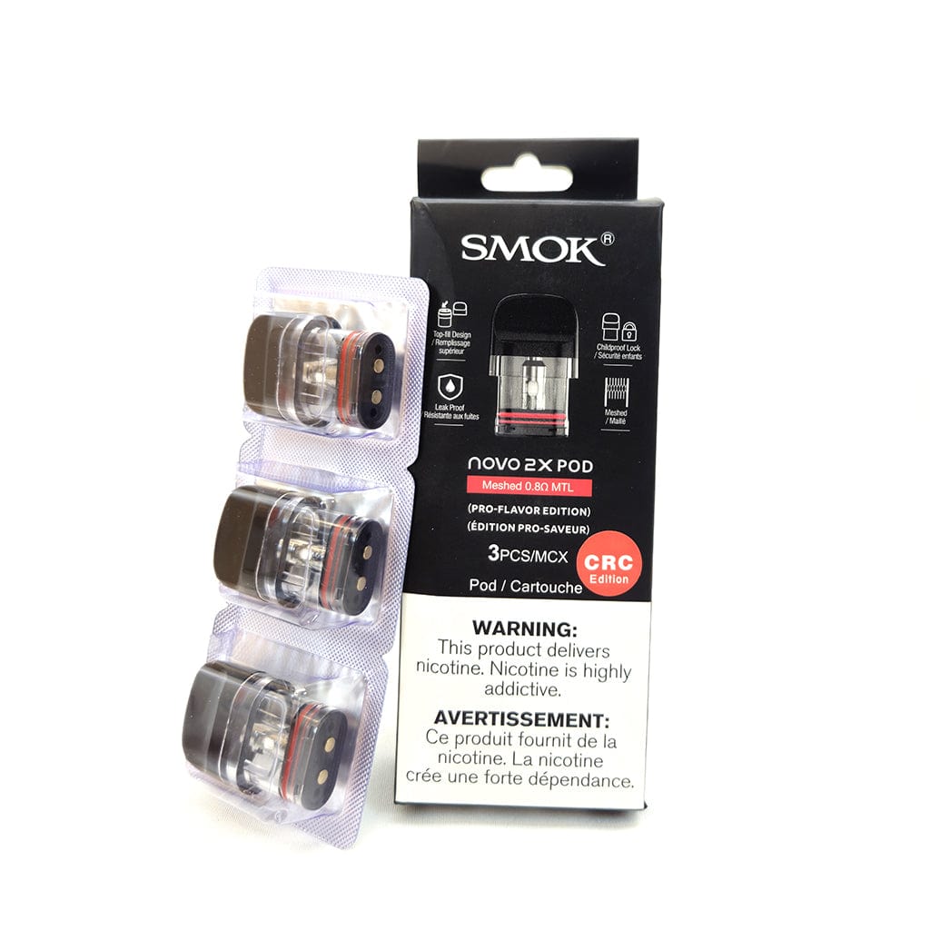 Smok Novo 2X MTL Mesh Replacement Pods (CRC) 0.6 ohm MTL Meshed Replacement Pods