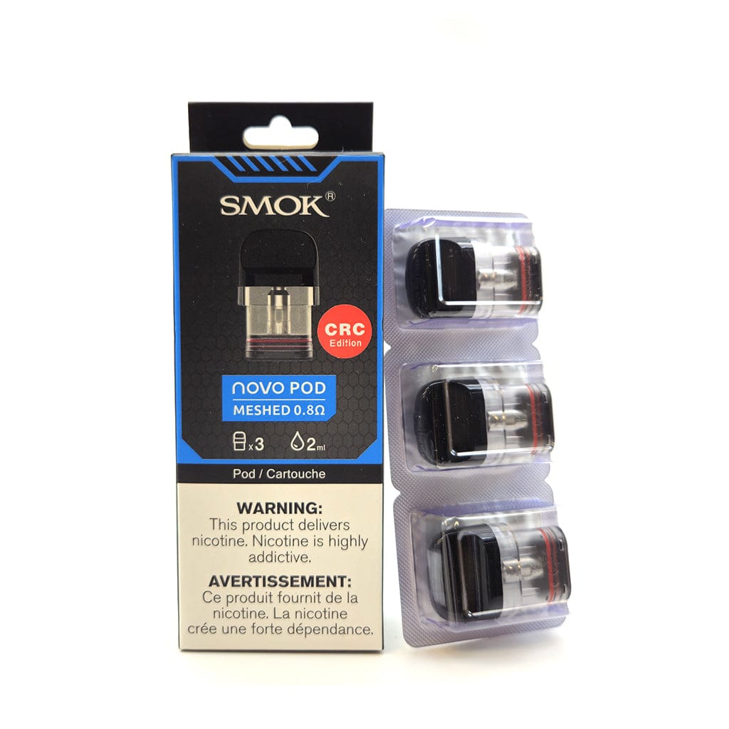 Smok Novo Pod Meshed Replacement Pods (CRC) 0.6 ohm Meshed Replacement Pods