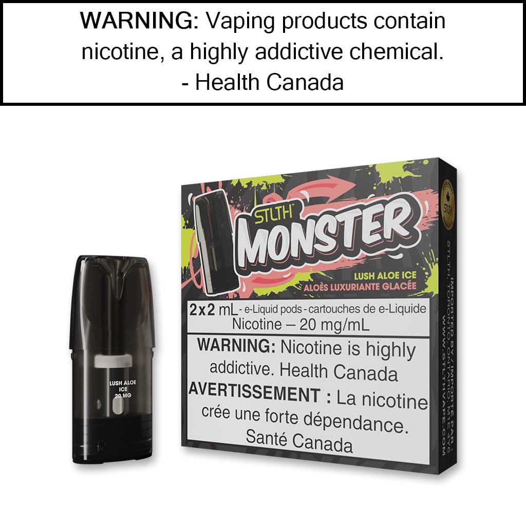 STLTH Monster Pods Lush Aloe Ice Pre-Filled Pods