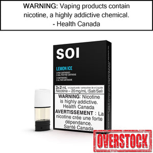 STLTH Pods - Overstock Clearance S.O.I. - Lemon Ice Pre-Filled Pods