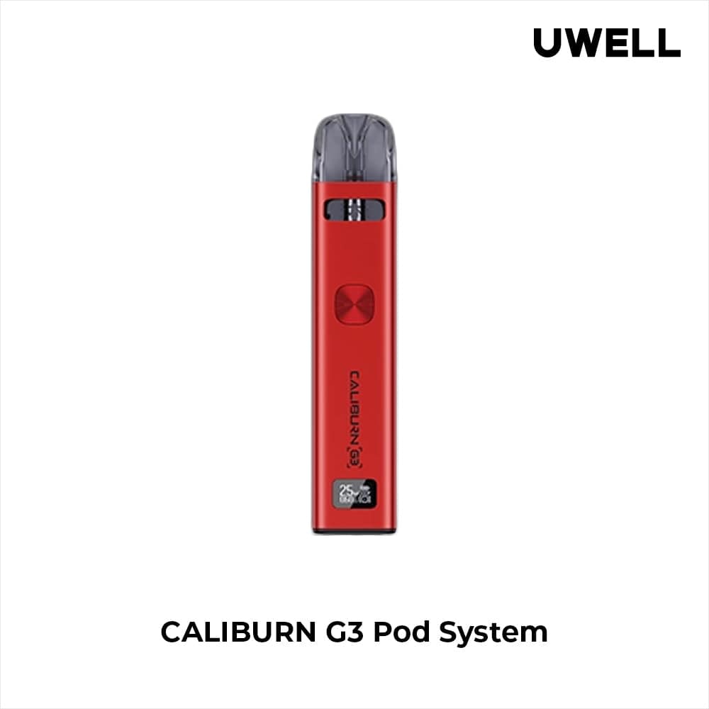 Uwell Caliburn G3 Pod Kit (CRC) Red Pod Systems