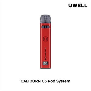 Uwell Caliburn G3 Pod Kit (CRC) Red Pod Systems
