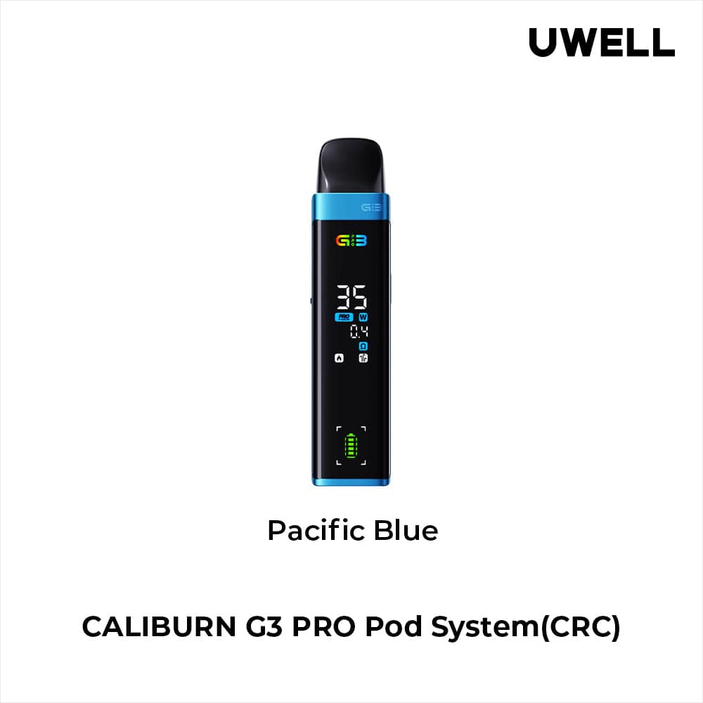 Uwell Caliburn G3 Pro Pod Kit (CRC) Pacific Blue Pod Systems