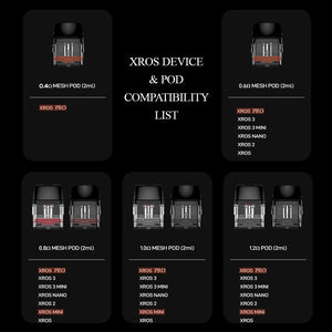 Vaporesso XROS 3 Nano Pod Kit (CRC) Pod Systems