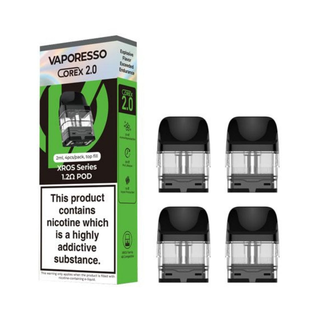 Vaporesso | XROS COREX 2.0 - 4-Pack of Replacement Pods | All Day Vapes Vaporesso | XROS COREX 2.0 - 4-Pack of Replacement Pods | All Day Vapes