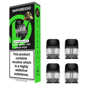Vaporesso XROS Corex 3.0 Replacement Pods 4-Pack (CRC) 1.0ohm (12W)(Currently Unavailable) Replacement Pods