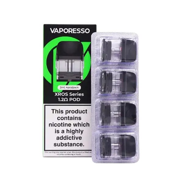 Vaporesso XROS Series Replacement Pods 4-Pack (CRC) 1.2ohm (10W) Replacement Pods