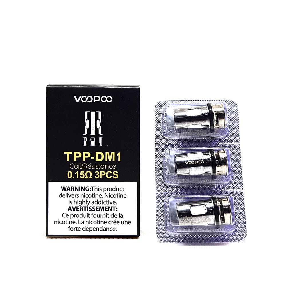 Voopoo TPP Mesh Replacement Coils TPP-DM1 0.15 ohm (60W-80W) Replacement Coils