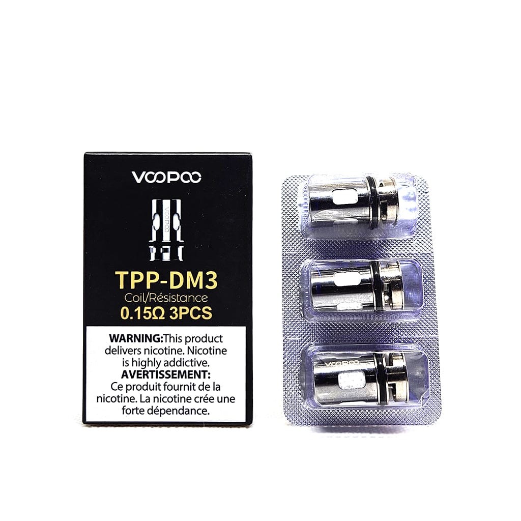 Voopoo TPP Mesh Replacement Coils TPP-DM3 0.15 ohm (80W-100W) Replacement Coils