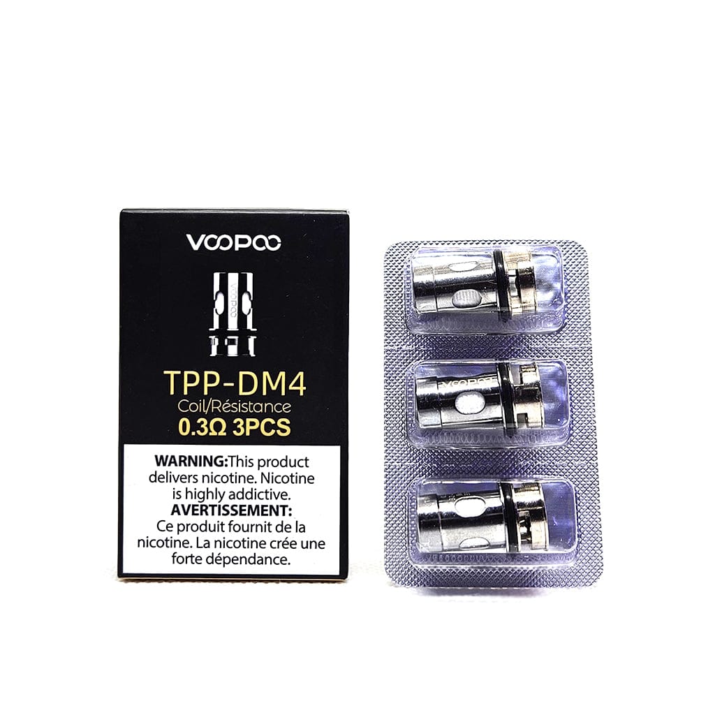 Voopoo TPP Mesh Replacement Coils TPP-DM4 0.3 ohm (32W-40W) Replacement Coils