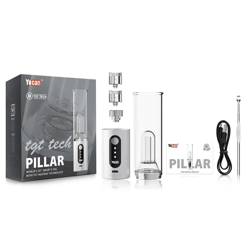 Yocan Pillar Electric Dab Rig Black Herbal