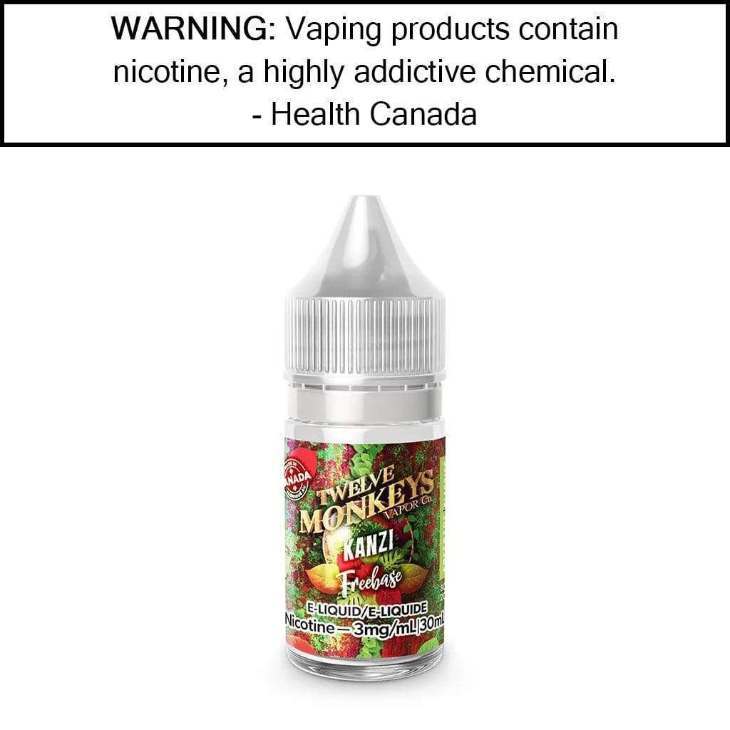 12 Monkeys - Kanzi - 30ML 3MG/ML Regular E-Liquids