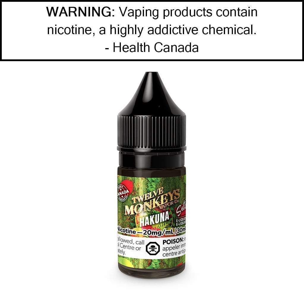 12 Monkeys Nic Salts Salt Based E-Liquids