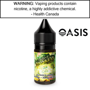 12 Monkeys Nic Salts Salt Based E-Liquids