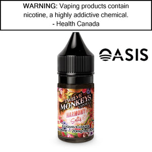 12 Monkeys Nic Salts Salt Based E-Liquids