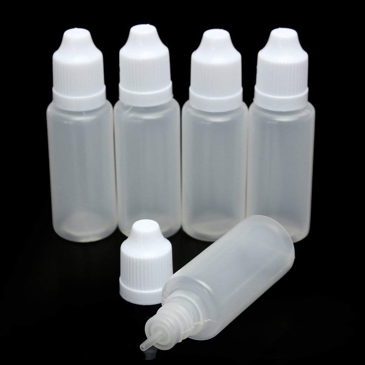 Dropper Bottle Plastic | Squeezable Dropper Bottles | All Day Vapes