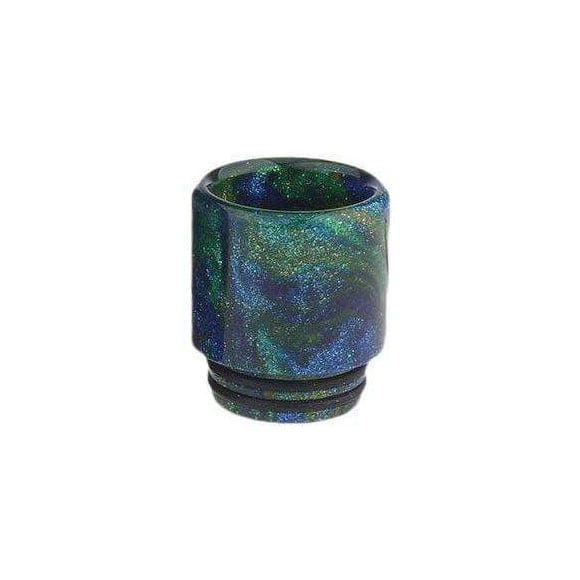 810 Fancy Resin Swirl Tips Blue Mix Drip Tips