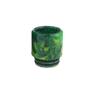 810 Fancy Resin Swirl Tips Green Mix Drip Tips