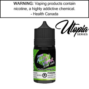 ALLDAY VAPOR NIC SALT 30ML ISLAND TINGS / 10MG Salt Based E-Liquids
