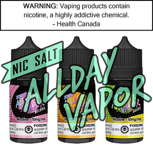 ALLDAY VAPOR NIC SALT 30ML Salt Based E-Liquids