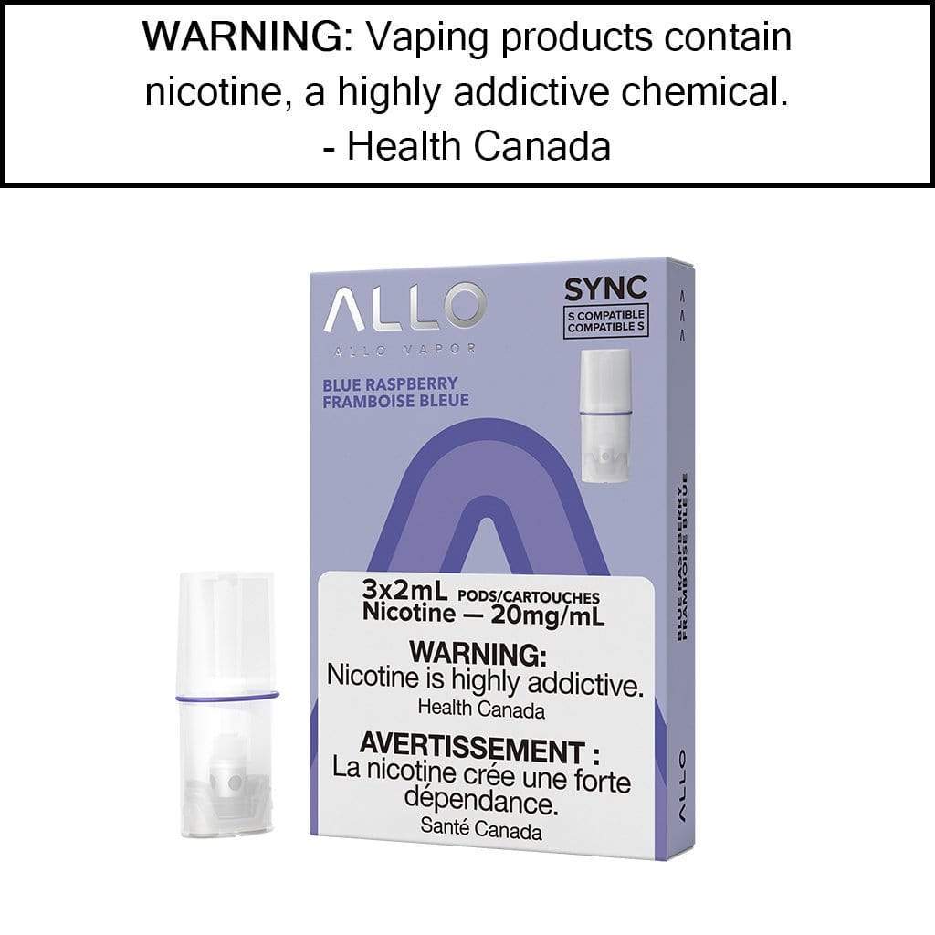 Allo Sync Pod Pack Blue Raspberry / 20mg/mL Pre-Filled Pods