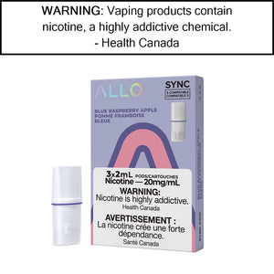 Allo Sync Pod Pack Blue Raspberry Apple / 20mg/mL Pre-Filled Pods