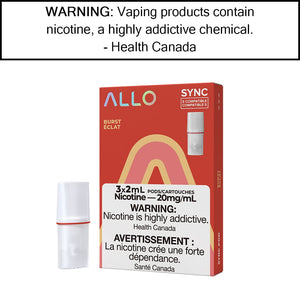 Allo Sync Pod Pack Burst / 20mg/mL Pre-Filled Pods