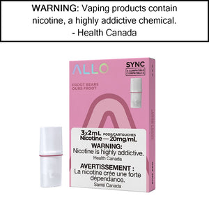 Allo Sync Pod Pack Froot Bears / 20mg/mL Pre-Filled Pods