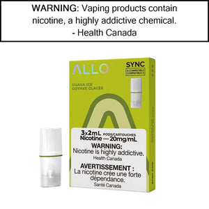 Allo Sync Pod Pack Guava Ice / 20mg/mL Pre-Filled Pods