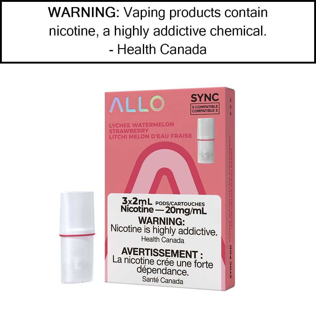 Allo Sync Pod Pack Lychee Watermelon Strawberry / 20mg/mL Pre-Filled Pods