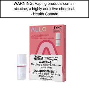 Allo Sync Pod Pack Lychee Watermelon Strawberry / 20mg/mL Pre-Filled Pods