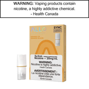 Allo Sync Pod Pack Orange Ice / 20mg/mL Pre-Filled Pods
