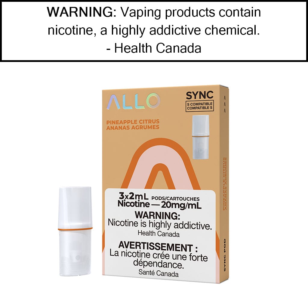 Allo Sync Pod Pack Pineapple Citrus / 20mg/mL Pre-Filled Pods