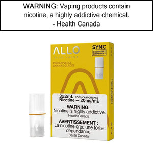 Allo Sync Pod Pack Pineapple Ice / 20mg/mL Pre-Filled Pods