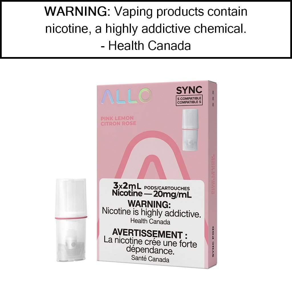 Allo Sync Pod Pack Pink Lemon / 20mg/mL Pre-Filled Pods