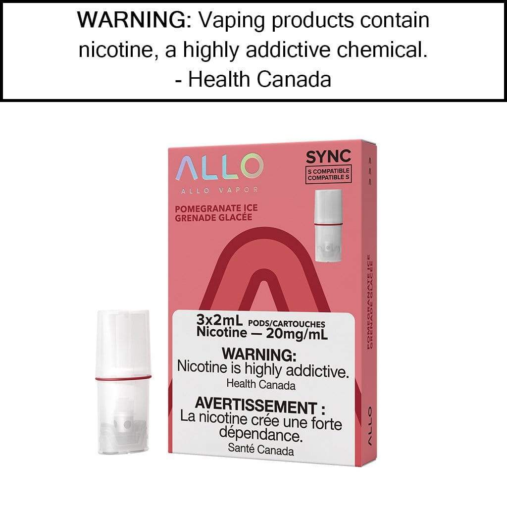 Allo Sync Pod Pack Pomegranate Ice / 20mg/mL Pre-Filled Pods