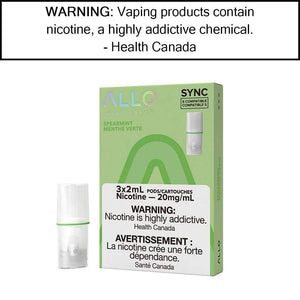 Allo Sync Pod Pack Spearmint / 20mg/mL Pre-Filled Pods