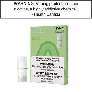 Allo Sync Pod Pack Spearmint / 20mg/mL Pre-Filled Pods