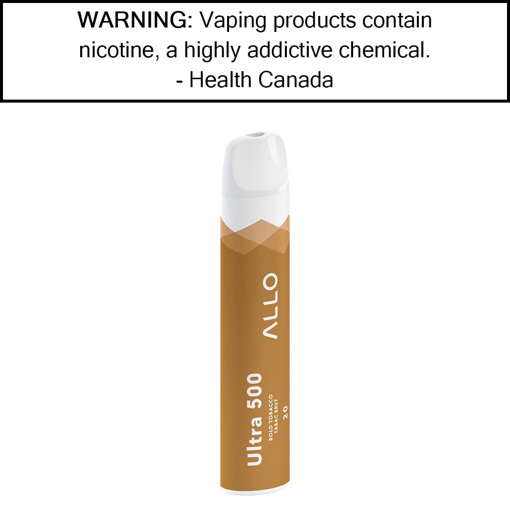 Allo Ultra 500 Disposable Bold Tobacco (Cigar) / 20 MG/ML Disposable