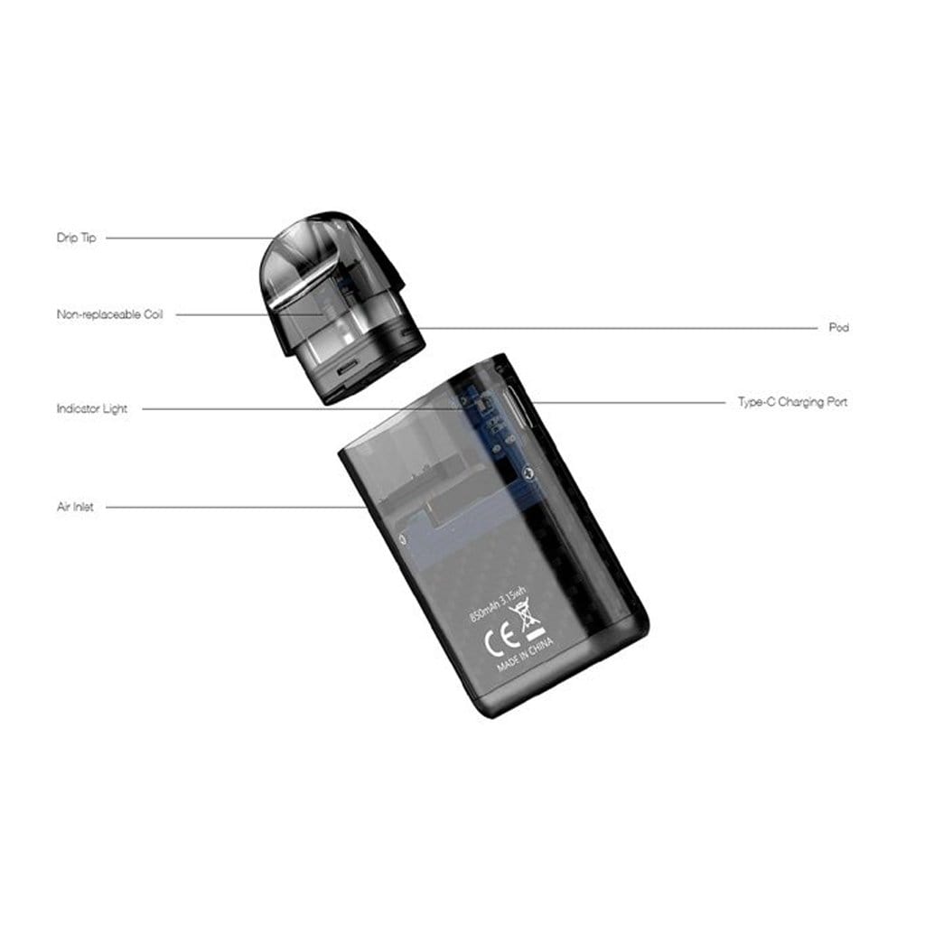 Aspire Minican Plus Pod Kit (CRC) Black Pod Systems