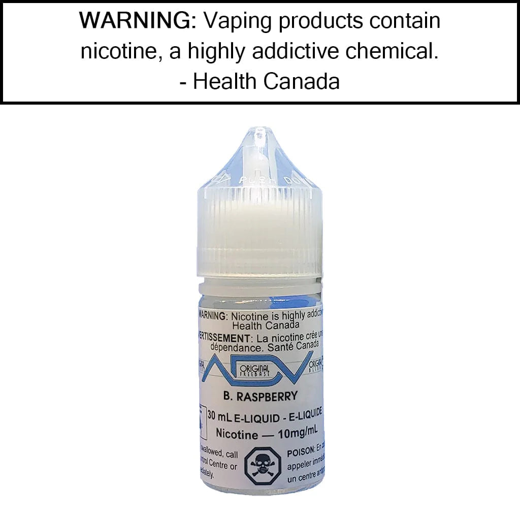 B. Raspberry - ADV BLENDZ 0.1 MG Regular Nicotine House E-Liquids