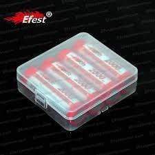 Clear Flip Top Battery Storage Cases 4 bay 18650 Battery Cases