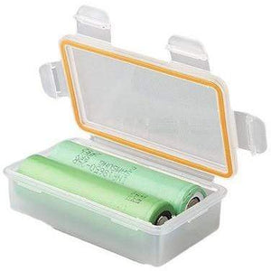 Clear Waterproof 18650 Battery Cases 2x 18650 Battery Cases
