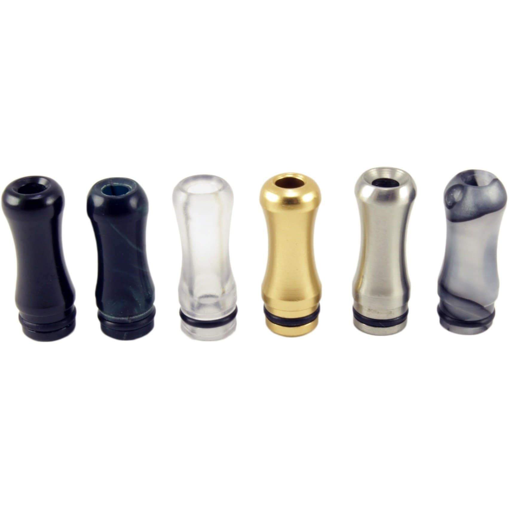 Contour Tips Black Metal Drip Tips